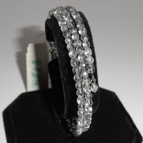 NWT - 1928 Jewelry Silver Coil Bracelet - Picture 2 of 5